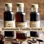 Graphic for how to make homemade vanilla.