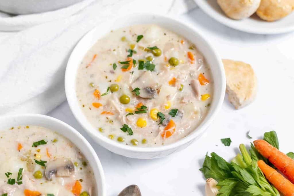 Chicken Pot Pie Soup.