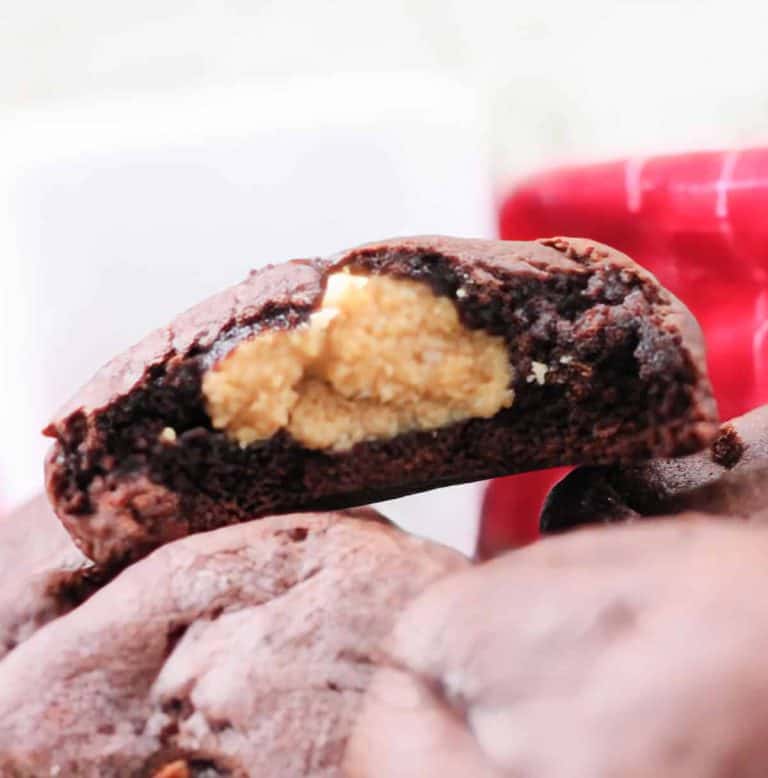 Stuffed Buckeye Cookies.