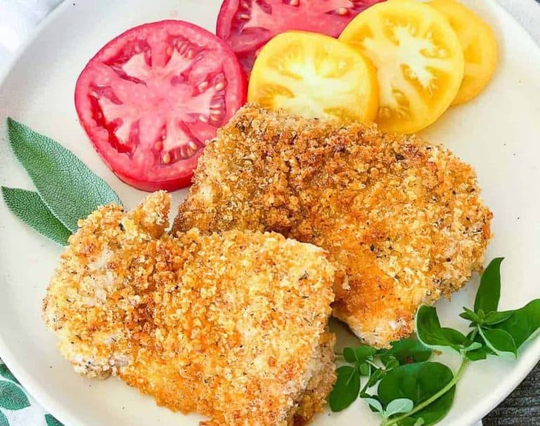 Crispy air fryer chicken.