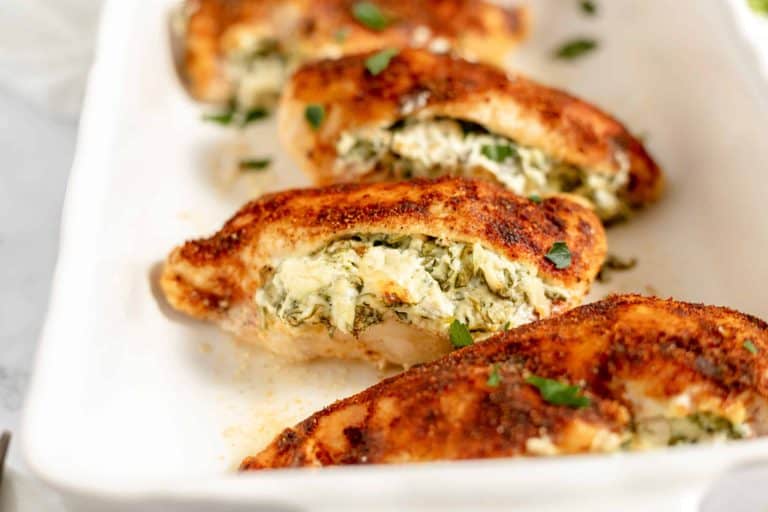 Spinach Stuffed Chicken.