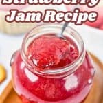 Pin for strawberry jam.