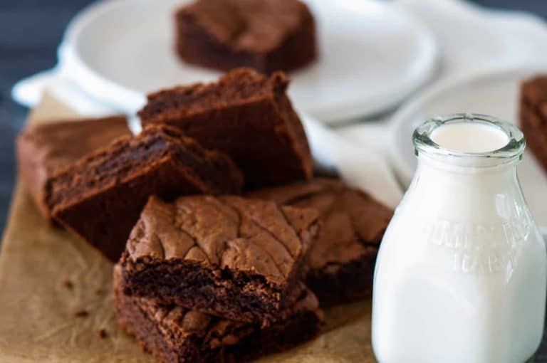 Chocolate cake mix brownies.