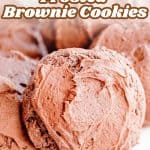 Pin for frosted brownie cookies.