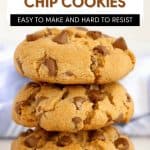 Pin for thick chocolate chip cookies.