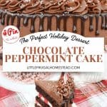 Pin for Chocolate Peppermint Cake.