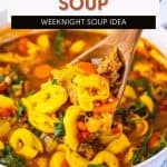 Pin for Tortellini Soup.